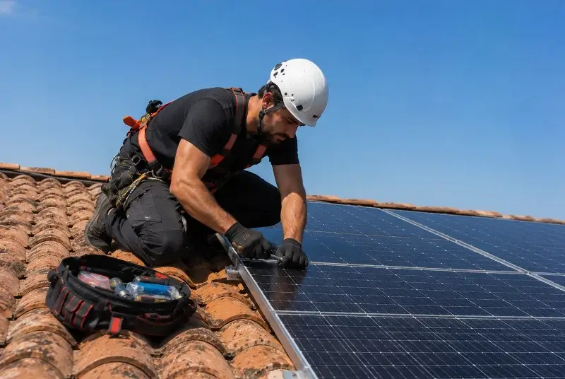 Maintenance et monitoring de panneaux solaires à Montaut